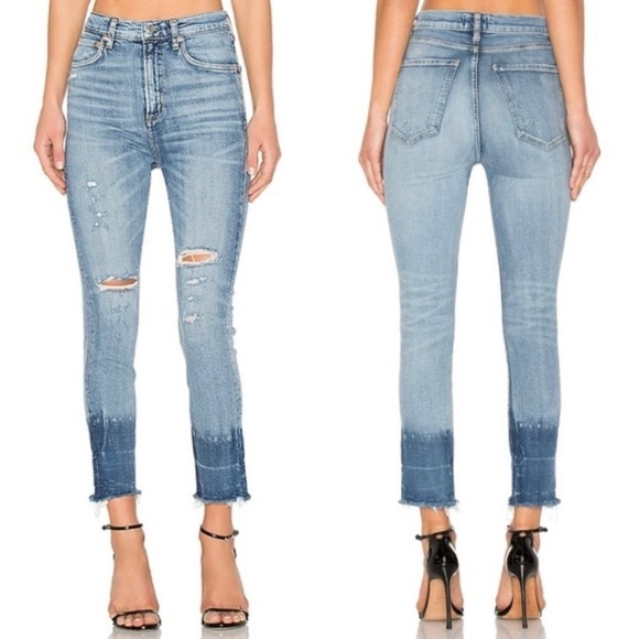 Agolde Denim - AGOLDE Ruby Crop Super High Rise Slim Leg Jeans Size 31